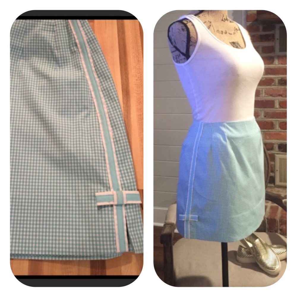 NWOT Gingham Lily Pulitzer Mini Skirt